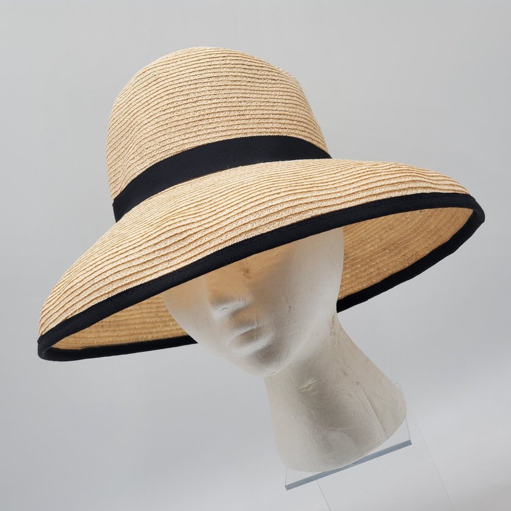 Kathy Jeanne Wide Brim Straw Hat - Picture 9 of 16